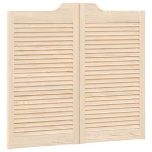 vidaXL Vrata na hod 90 x 50 cm Trdna borovina Naravna