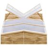 vidaXL Rastlinjak 2 kosa impregnirana borovina 200x50x35 cm