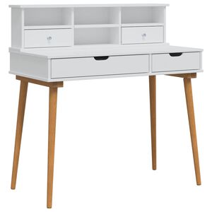 vidaXL Komplet toalet FAUSKE 2 kos Bela 100 x 50 x 103,5 cm