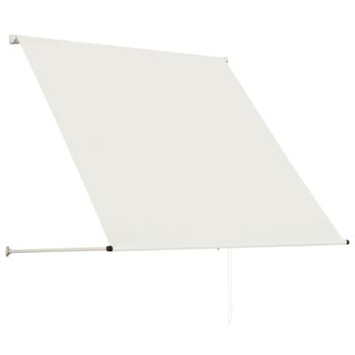 vidaXL Zložljiva tenda 100x150 cm krem