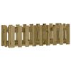 vidaXL Vrtna visoka greda z ograjico 100x30x30 cm impreg. borovina