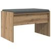 vidaXL Haldna klop Umetni hrast 63 x 38 x 40 cm