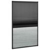 vidaXL Plise komarnik za okna aluminij 80x160 cm s senčilom