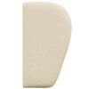 vidaXL U&scaron;esni vzglavnik krema 40 x 23 x 6 cm blago