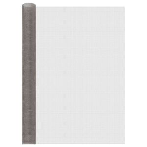 vidaXL Mrežna zaslona 120 x 1000 cm 3 Mesh Inox 201 Srebrna