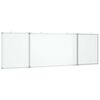 vidaXL Magnetna tabla zložljiva 200x60x1,7 cm aluminij
