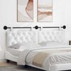 vidaXL Visoki naslon za glavo Bela 170 x 55 x 7 cm blago