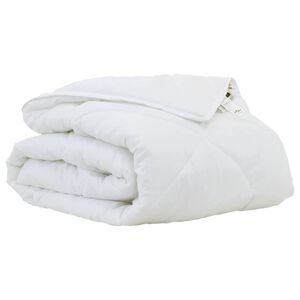 vidaXL Poletna odeja 202 x 136 x 3 cm Poletje Poliester Bela Zračno