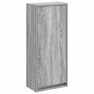 vidaXL Visoka umivalnik s police Siva Sonoma 35 x 20 x 81 cm