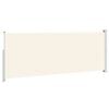 vidaXL Zložljiva stranska tenda za teraso 180x500 cm krem