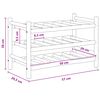 vidaXL Stojalo za vino Naravna 57 x 29,5 x 36 cm Bambus