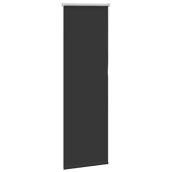 vidaXL Roller Blind Blackout Black 55x150 cm Širina tkanine 50,7 cm