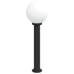 vidaXL Stebričasta svetilka 80 cm črna IP44
