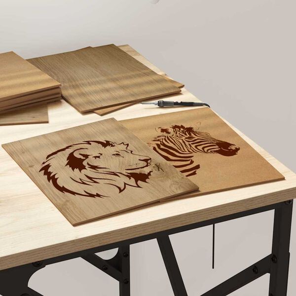 vidaXL Dekorativni paneli 12 pcs artisan hrast 21 x 30 x 0.3 cm