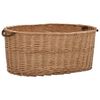 vidaXL Ko&scaron;ara za drva z ročaji za prena&scaron;anje 78x54x34 cm naravna vrba