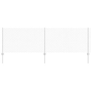 vidaXL Veriga Povezovalna Ograja s Stebrom 25 x 0,8 m (&Scaron; x V)