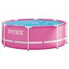 INTEX Kovinski okvir nadzemnega bazena 244 x 76 cm Okrogla za za Roza