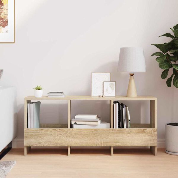 vidaXL Regal za revije Sonoma hrast 102 x 30 x 45 cm