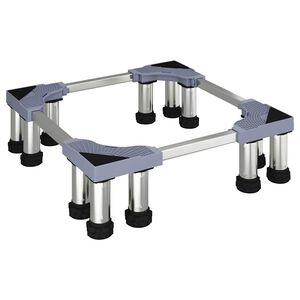 vidaXL Podstavek za pralni stroj Siva 67 x 67 x 21,5 cm
