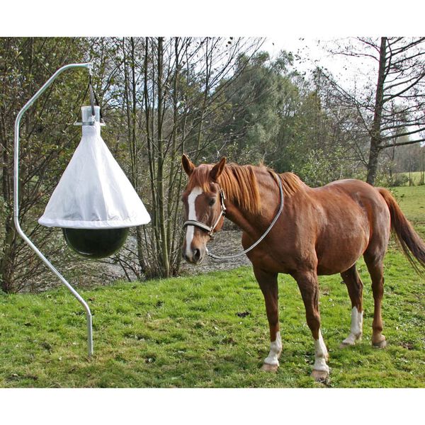 Kerbl Past za Mrčes TaonX Galvanizirano Jeklo Bele in Črne Barve 323520