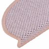 vidaXL Samolepilne preproge za stopnice sisal 30 kosov 56x17x3 cm roza