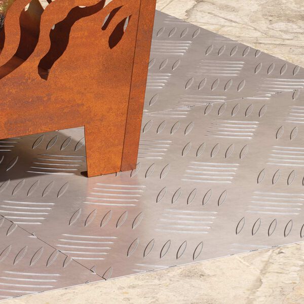 vidaXL &Scaron;ahovske Plo&scaron;če 4 pcs srebrna 50 x 40 cm Aluminij