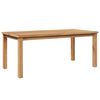 vidaXL Klubska miza Rjava 110 x 55 x 45 cm Trden tikov les