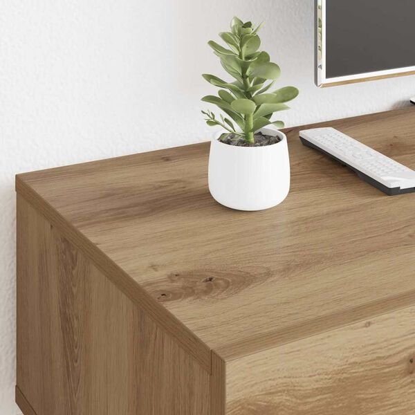 vidaXL TV omarica Umetni hrast 150 x 36 x 30 cm Konstruiran les