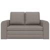 vidaXL Sofa postelja 60cm Taupe blago