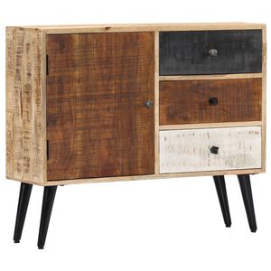 vidaXL Komoda 88x30x73 cm trden mangov les