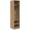 vidaXL Garderobna omara Umetni hrast 50 x 50 x 200 cm Konstruiran les