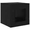 vidaXL Coffee Table Črni hrast 51.5 x 50 x 50 cm Engineered Wood