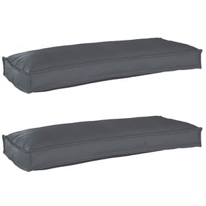 vidaXL Set blazin za palete 2 pcs Antracit 100 x 40 x 8 cm