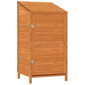 vidaXL Vrtna lopa rjava 55x52x112 cm trden les jelke