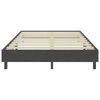 vidaXL Boxspring postelja temno siva iz blaga 120x200 cm