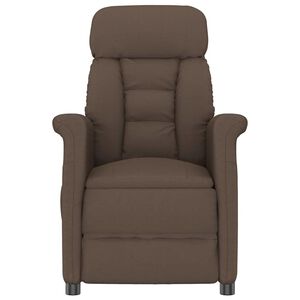 vidaXL Masažni stol Rjava 96.5 x 70.5 x 95 cm Mikro vlakna