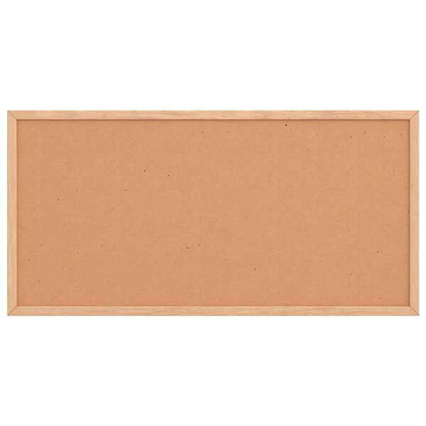 vidaXL Plutovinasta tabla z okvirjem iz masivnega borovega lesa 60x30 cm