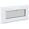 vidaXL Okno za klet RISOR 80 x 40 cm PVC in steklo