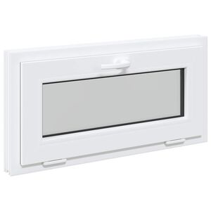 vidaXL Okno za klet RISOR 80 x 40 cm PVC in steklo