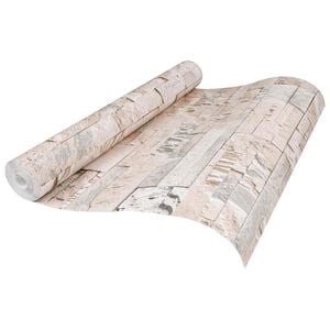 vidaXL 3D kamnita tapeta Bež 10 x 0,53 m Netkani material