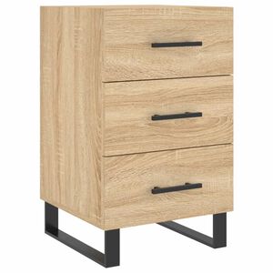 vidaXL Nočna omarica sonoma hrast 40x40x66 cm inženirski les