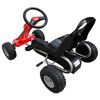vidaXL Gokart na pedale rdeče barve
