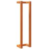 vidaXL Stojalo za brisače vo&scaron;čeno rjavo 23x18x90 cm trdna borovina
