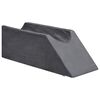vidaXL Blazina za noge 68 x 25 x 21,5 cm Trd PU pena Siva