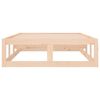 vidaXL Posteljni okvir 100x200 cm trden les
