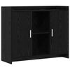 vidaXL Strani &scaron;al Black Oak 98,5 x 33 x 80 cm Inženirski les