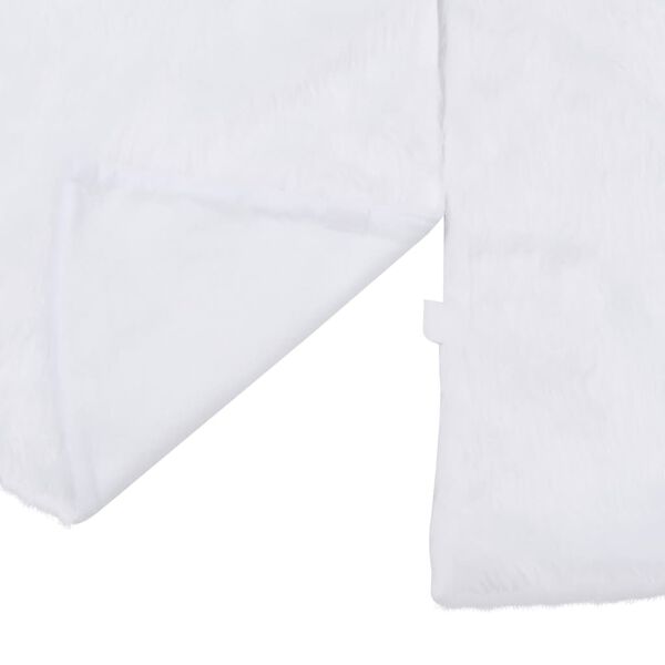 vidaXL Božično krilo belo 150 cm umetno krzno
