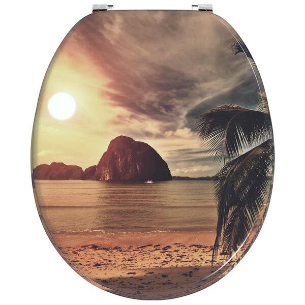 vidaXL Pokrivalo za strani&scaron;če Oranžna 44 x 38 cm MDF plo&scaron;ča