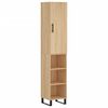 vidaXL Visoka omara sonoma hrast 34,5x34x180 cm inženirski les