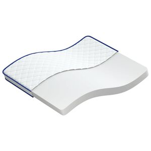 vidaXL Vzmetnica iz spominske pene 200 x 180 x 17 cm mehka